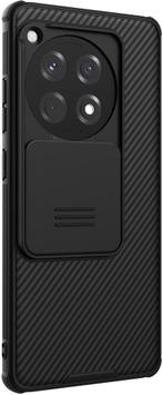 Nillkin OnePlus 12R Hoesje CamShield Pro Zwart, Verzenden, Nieuw, Hoesje of Tasje