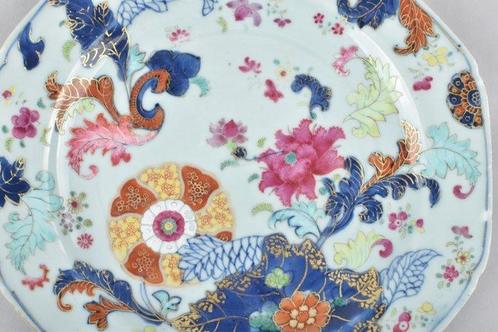 Schotel - A LARGE TOBACCO LEAF PLATE FOR THE PORTGUESE, Antiek en Kunst, Antiek | Overige Antiek