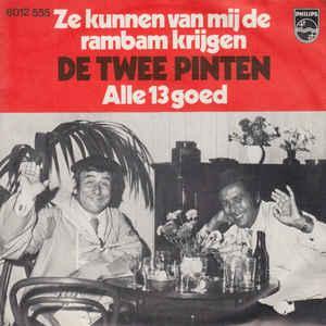 vinyl single 7 inch - De Twee Pinten - Ze Kunnen Van Mij..., Cd's en Dvd's, Vinyl Singles, Zo goed als nieuw, Verzenden