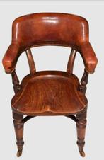 Bureaustoel - Mahonie - Mahonie Bureaustoel, Antiek en Kunst