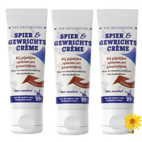 Oud Hollandsche Spier en Gewrichtscreme 3 voordeel tubes van, Sport en Fitness, Gezondheidsproducten en Wellness, Verzenden