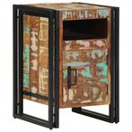 vidaXL Nachtkastje 40x40x59 cm Massief hout gerecycled, Huis en Inrichting, Verzenden, Nieuw, Hout