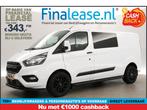 Ford Transit Custom 320 2.0 TDCI L2H1 Limited DC 6 Persoons, Regensensor, Wit, Nieuw, Ford