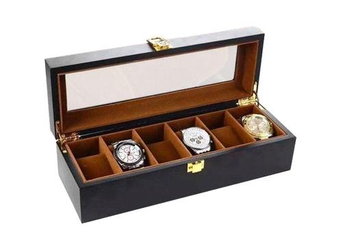 Luxe Houten Horloge Box - Geschikt voor Horloges en Sieraden, Sieraden, Tassen en Uiterlijk, Overige Accessoires, Nieuw, Verzenden