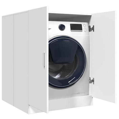 vidaXL Wasmachinekast 71x71,5x91,5 cm wit, Witgoed en Apparatuur, Wasmachines, Nieuw, Verzenden