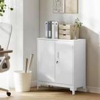 Witte Archiefkast met Dubbele Deuren – Metalen Kantoorka, Verzenden, Nieuw in verpakking