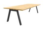 Taste Ambassador low dining tuintafel - 280x100 cm. natural, Tuin en Terras, Tuintafels, Verzenden, Nieuw, Rond, Hout