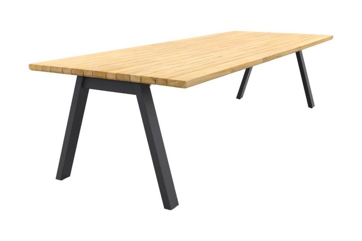 Taste Ambassador low dining tuintafel - 280x100 cm. natural, Tuin en Terras, Tuintafels, Nieuw, Hout, Rond, Verzenden