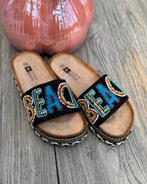 Beach kraaltjes Slipper NIEUW, Ophalen of Verzenden, Nieuw, Zwart, Slippers
