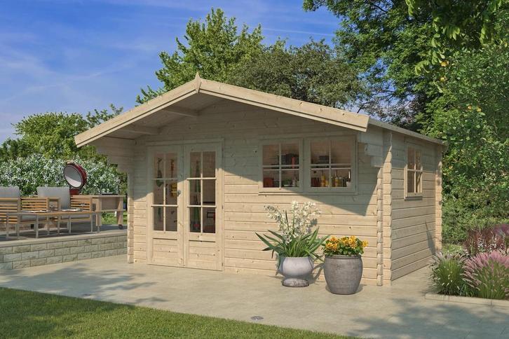 Woodlands blokhut Koski, 445 x 295 cm, Tuin en Terras, Tuinhuizen