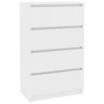 Dressoir Wit 60cm - Praktisch & Stijlvol! Retourdeal -35%, Nieuw, Met lade(s), 25 tot 50 cm, Overige houtsoorten