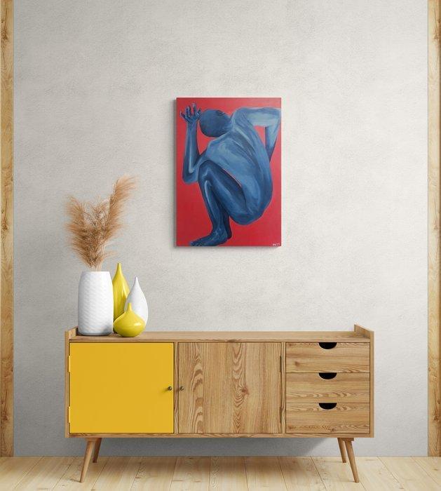 Tshiamo Seekoe - Youre bigger than this - Large, Antiek en Kunst, Kunst | Schilderijen | Modern