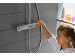 hansgrohe Croma E Showerpipe 1jet met thermostaat chroom, Verzenden, Zo goed als nieuw