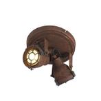 Industriële spot roest 2-lichts - Sorra, Huis en Inrichting, Lampen | Spots, Verzenden, Nieuw, Industrieel