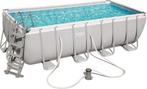 Bestway power steel zwembad 404 x 201 x 100 cm  met pomp..., Ophalen of Verzenden, Nieuw