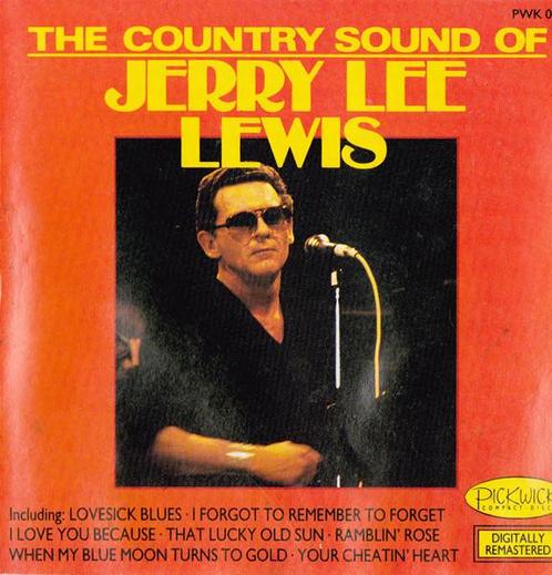 Cd - Jerry Lee Lewis - The Country Sound Of Jerry Lee Lewis, Cd's en Dvd's, Cd's | Overige Cd's, Verzenden