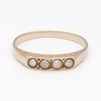 Ring - 14 karaat Geel goud - Parel, Sieraden, Tassen en Uiterlijk, Ringen, Nieuw
