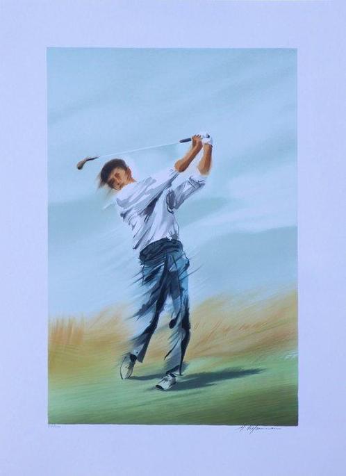 Maurice Filloneau (1930-2000) - Golf - Le Swing, Antiek en Kunst, Antiek | Overige Antiek