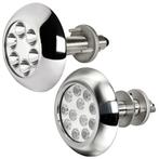 Onderwaterlamp met noppen 6 x 3W Blauw, Watersport en Boten, Ophalen of Verzenden, Nieuw, Zeilboot of Motorboot