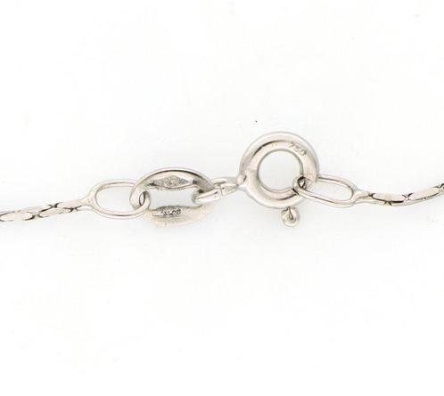 Zonder Minimumprijs - Ketting met hanger - 18 karaat Witgoud, Sieraden, Tassen en Uiterlijk, Antieke sieraden
