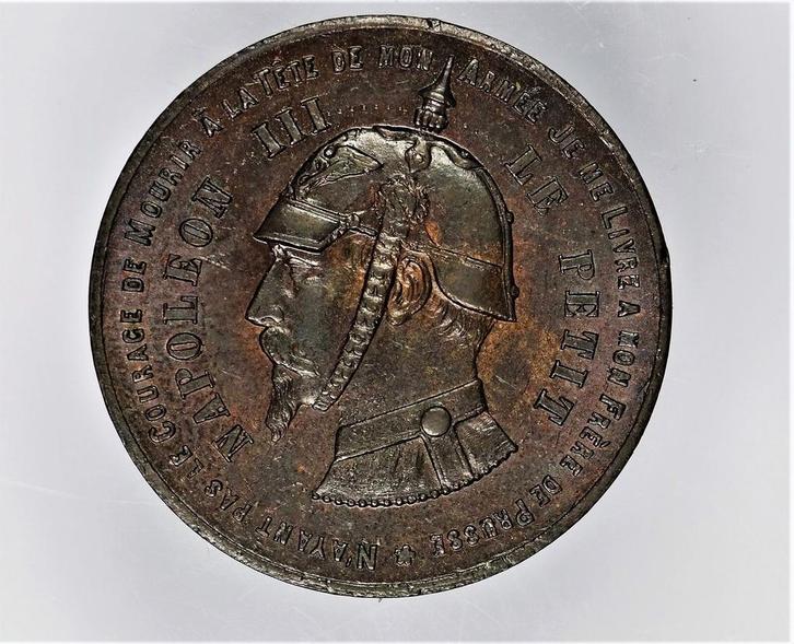 Napoleon Iii Le Petit (MuntenenBankbiljetten-Penningen), Postzegels en Munten, Penningen en Medailles, Verzenden