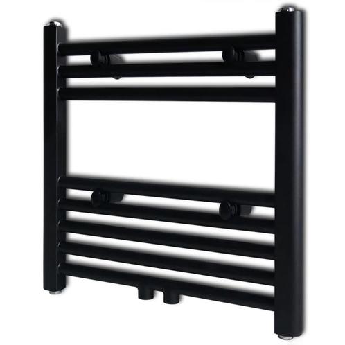 vidaXL Radiator / handdoekenrek recht 480x480 mm zwart, Doe-het-zelf en Verbouw, Verwarming en Radiatoren, Nieuw, Verzenden