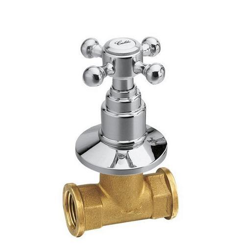 Kruisgreep Koud Water Sapho Antea 6x6 cm Chroom, Doe-het-zelf en Verbouw, Sanitair, Kraan, Nieuw, Chroom, Ophalen of Verzenden