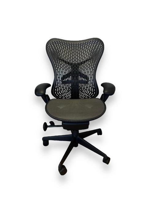 Herman Miller Mirra - Opgeknapt - 60 Maanden Garantie!, Huis en Inrichting, Bureaustoelen, Bureaustoel, Zwart, Zo goed als nieuw