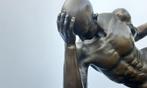 Onbekend - Onbekend - Beeld, Naakte man - 21 cm - Brons, Antiek en Kunst