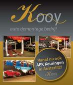 Autodemontage E Kooy bv nu ook APK en reparatie, Diensten en Vakmensen, Auto en Motor | Monteurs en Garages, Autoruitschadeherstel