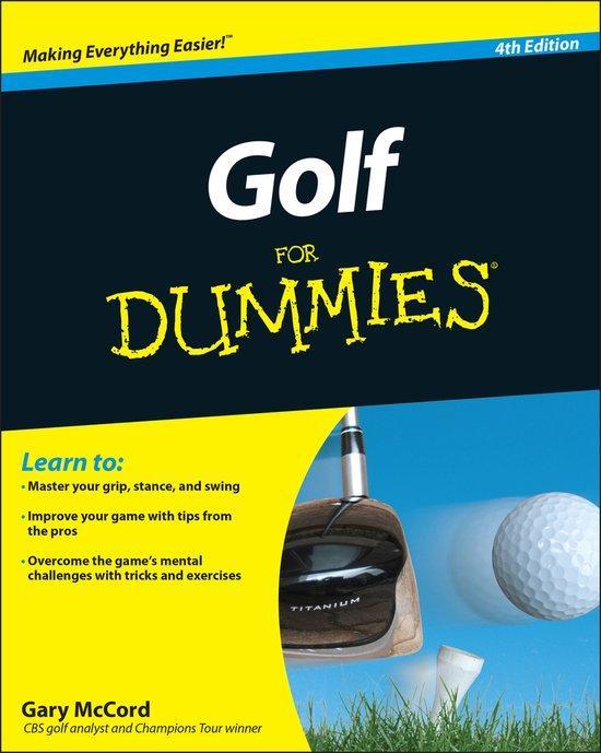 Golf For Dummies 9780470882795 Gary mccord, Boeken, Taal | Engels, Gelezen, Verzenden