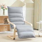 TRUUSK Loungestoel Fauteuil Met Verstelbaar Voetstuk, Fluwee, Huis en Inrichting, Stoelen, Verzenden, Nieuw