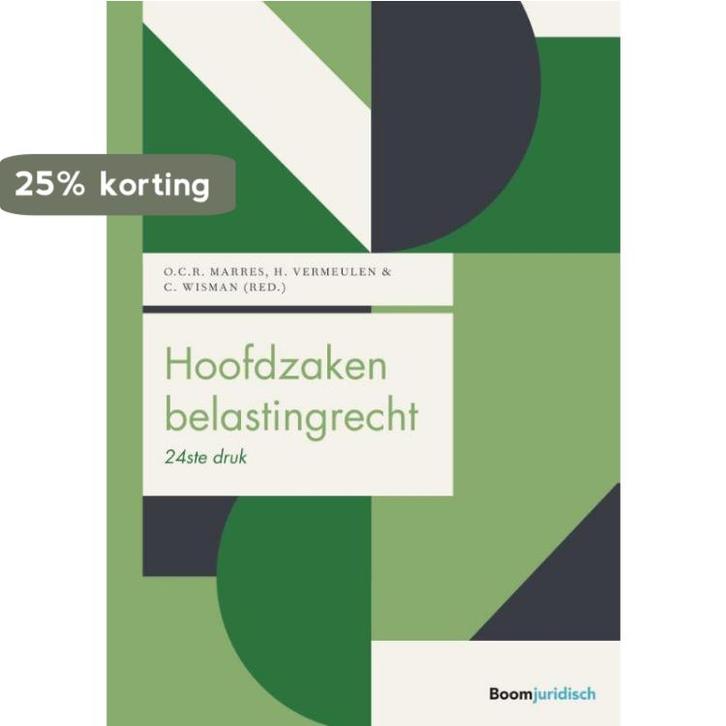 Hoofdzaken belastingrecht / Boom fiscale studieboeken, Boeken, Wetenschap, Gelezen, Verzenden
