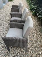 4 mooie tuinstoelen van het 4SO, 4 zitplaatsen, Rotan, Zo goed als nieuw, Stoel
