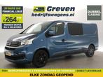 Fiat Talento 1.6 EcoJet L2H1 DC Airco Cruise Cam PDC €264pm, Blauw, Nieuw, Financial lease, Handgeschakeld