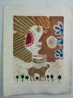 Théo Tobiasse (1927-2012) - Bucolique aux Fleurs Bleues, Antiek en Kunst