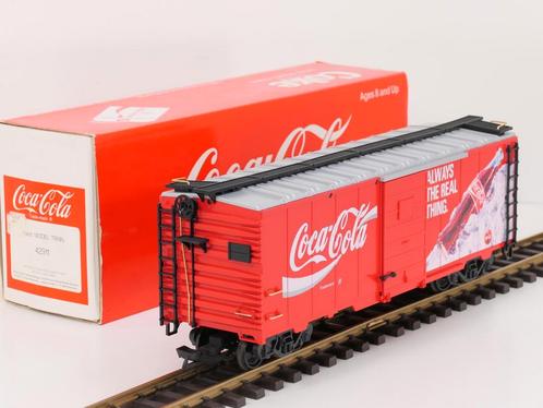 LGB 42911 Coca-Cola Boxcar Always the real thing, Hobby en Vrije tijd, Modeltreinen | Overige schalen, Overige typen, Zo goed als nieuw