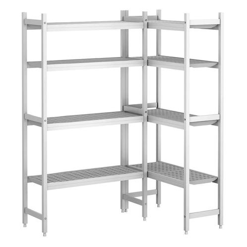 GGM Gastro | Aluminium stellingset - L-vorm - |, Zakelijke goederen, Horeca | Meubilair en Inrichting, Verzenden