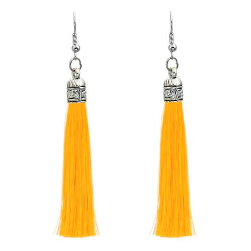 Fako Bijoux® - Oorbellen - Kwast Romania - Geel, Sieraden, Tassen en Uiterlijk, Oorbellen, Verzenden