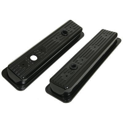 Chevrolet SB Center bolt klepdeksels zwart, Auto-onderdelen, Motor en Toebehoren, Nieuw, Ophalen of Verzenden