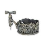 Gietijzeren wijnfleshouder met kurkentrekker (Interieur), Antiek en Kunst, Verzenden