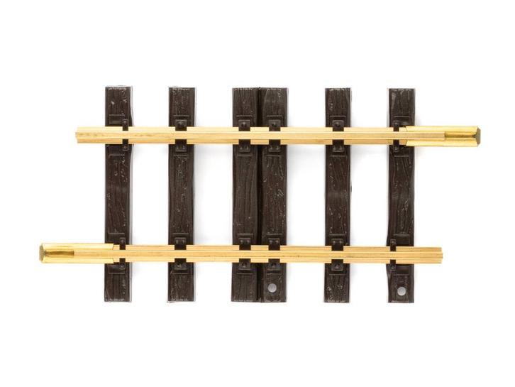 LGB 10150 Gerades Gleis, 150mm (Messing, Recht), Hobby en Vrije tijd, Modeltreinen | Overige schalen, Rails, Nieuw, LGB, Analoog