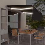 vidaXL Luifel handmatig uittrekbaar rolgordijn LED 4,5x3 m, Verzenden, Nieuw