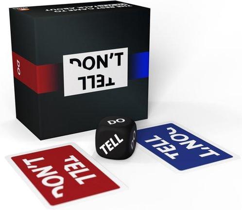 Dont tell partyspel basisspel Engelstalig, Kinderen en Baby's, Speelgoed | Overig, Verzenden
