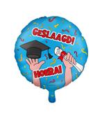 Helium Ballon Geslaagd Leeg 30cm, Hobby en Vrije tijd, Feestartikelen, Nieuw, Verzenden