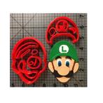 Koekjes uitsteker Super Mario Luigi 50mm**, Nieuw, Verzenden