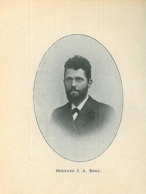 Portrait of Bernardus Johannes Anton Bernard Rehl, Antiek en Kunst, Kunst | Etsen en Gravures