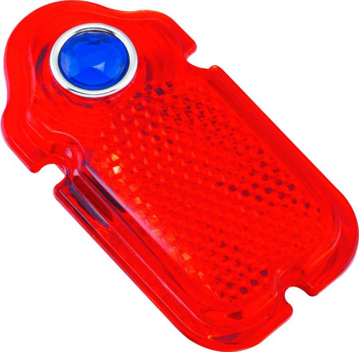 Bikers Choice Blue Dot Taillight Lens 47-54 Tombstone, Auto-onderdelen, Verlichting, Ophalen of Verzenden