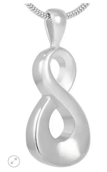 Ashanger, assieraad: infinity zilver, Sieraden, Tassen en Uiterlijk, Kettinghangers, Zilver, Nieuw, Kruis of Symbool, Overige materialen