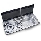 Dometic Kookplaat 2-Pits met Spoelbak Rechts MO9722R, Ophalen of Verzenden, Nieuw